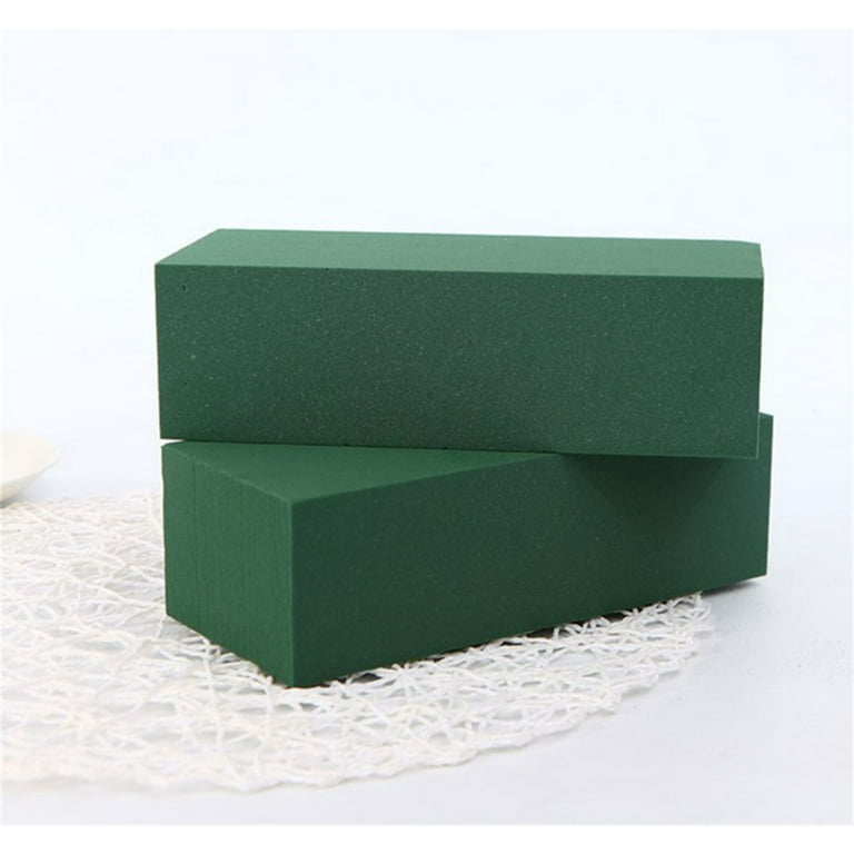 Floral Foam Blocks (4 Bricks) - Wet Florist Foam - Green Foam Block for  Artificial and Fresh Flowers Arrangement - Floral Foam Size 8.8x4.1x2.7 for  Arts and Crafts