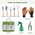 thumbnail image 2 of ALLJOY 9 Piece Garden Tools Set Heavy Duty Gardening Hand Tools Kit,Garden Gifts Supplies for Women Mom, 2 of 6