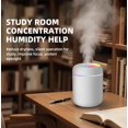 thumbnail image 4 of 2 in 1 USB Electric Aromatherapy Oil Diffuser Ultrasonic Air Humidifier Mist Maker with Colorful Light for Home Office and Car (White), 4 of 8