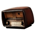 thumbnail image 1 of jifeng Vintage Radio Modèle Rétro Ornement Décoratif Résine Artisanat Table Marron, 1 of 8