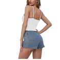 thumbnail image 4 of Charmo Women's Rib Knit Crop Cami Built-in Bra Tank Tops Going Out Tops for Lady, 4 of 6