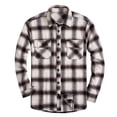 thumbnail image 2 of Dpytoraw Men's Casual Plaid Work Long Sleeve Shirt Lightweight Breathable Button Up Top For Everyday Wear And Outdoor Activities Men’s Wrinkle-Free Shirts, 2 of 4