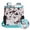 Green & Cow Leopard, variant on Leopard Print Cooler Backpack 24 Cans, Insulated Leak Proof Backpack Cooler Bag, Soft Sided Ice Chest with Side Pockets for Beach Camping Picnic Work Travel