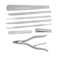 thumbnail image 3 of Pie 8 Uds Cuchillo De Pedicura Producto Para Quitar La Piel Muerta De Acero Inoxidable Kit De Utensilios Con Cuchillas Para Callos De Pies Portátiles, 3 of 7