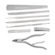 thumbnail image 3 of Pie 8 Uds Cuchillo De Pedicura Producto Para Quitar La Piel Muerta De Acero Inoxidable Kit De Utensilios Con Cuchillas Para Callos De Pies Portátiles, 3 of 7