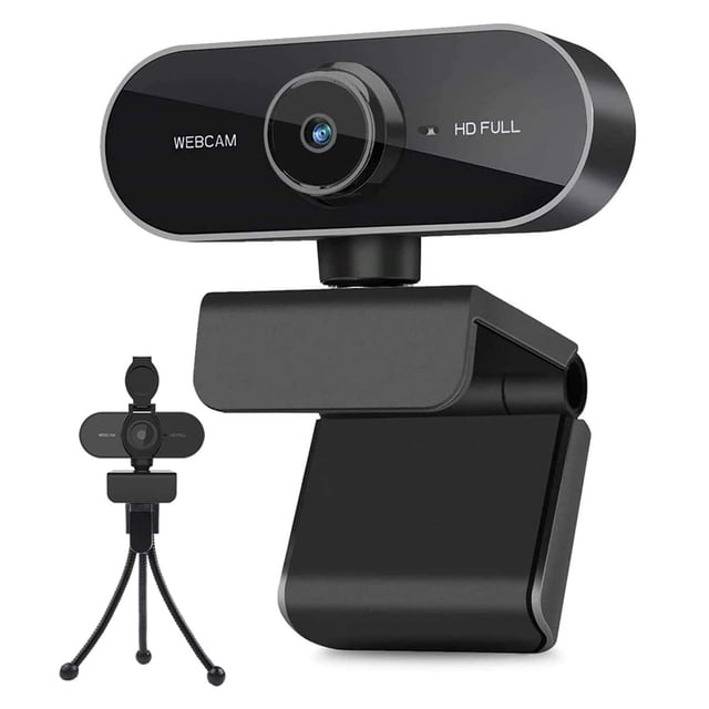 CNKOO HD 1080p Mic-Enabled Webcam for Computers PC Laptop Desktop USB Plug and Play Conference Study Meeting Video Calling