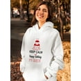 thumbnail image 2 of Keep Calm, Happy Birthday Queen Hoodie Women -SPIdeals Designs, Female 4X-Large, 2 of 4