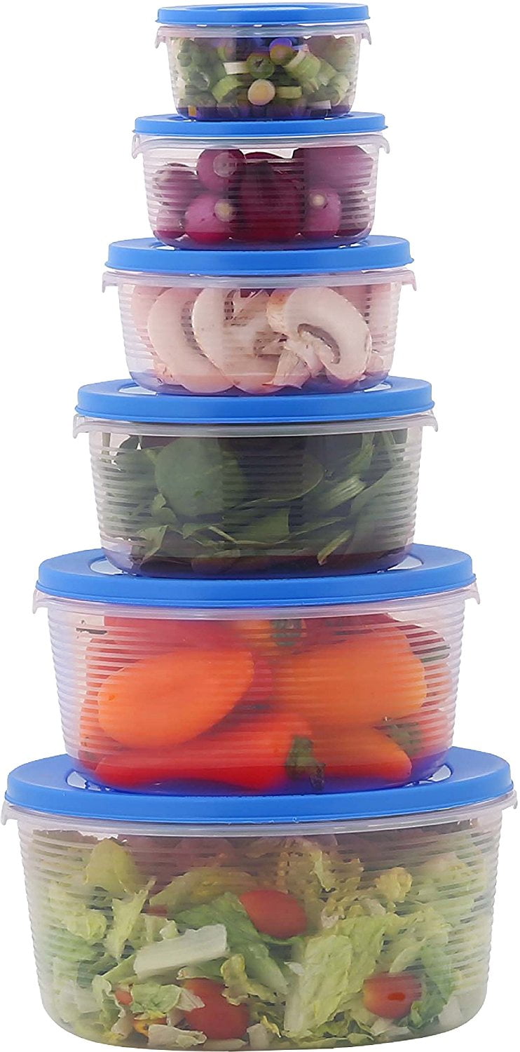 Milton BPA-Free Plastic Mixing Bowl Set Meal Prep & Food Storage