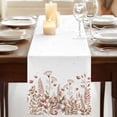 thumbnail image 3 of Table Runners 120 Inches Long Dress Scarves, Spring Floral Farmhouse Coffee/Dining/Kitchen Table Runner for Living Room, Watercolor Elegant Pastoral Flowers 13x120 Inch, 3 of 9