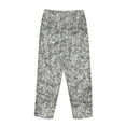 thumbnail image 3 of Lsque Silver Glitter Print Women's Pajama Pants, Lounge Pant - Comfortable Home Wear,Elastic Waistband, Stylish Design-Large, 3 of 9