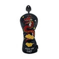 thumbnail image 4 of Cubierta de cabeza de madera de Golf dragón chino cubierta de madera de Golf resistente al desgaste Protector de manga protectora a prueba de arañazos Negro UT 26cmx11cm, 4 of 8