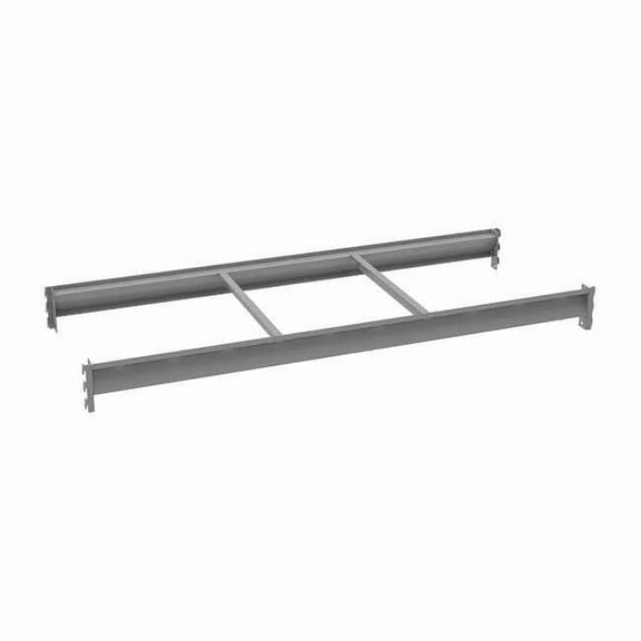 Tennsco Shelf, 24 in D, 60 in W, Industrial Gray BPB-60-24