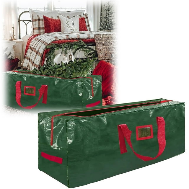 Christmas Decorations Outdoor Home Textile Storage Portable Storage Bag Storage Bag Plus Large Storage Cloth Bag Christmas Tree Decoration Storage Bag Storage case