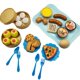 thumbnail image 2 of Kitchen Play Toy Simulation Burger Bum, juego de 31 piezas, azul, 2 of 5