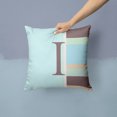 thumbnail image 2 of Monogram Letter Fabric Decorative Pillow, 2 of 4