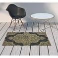 thumbnail image 6 of HomeRoots 2' X 4' Black and Tan Oriental Stain Resistant Indoor Outdoor Area Rug, 6 of 6