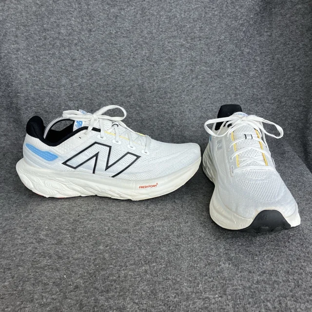 New Balance Fresh Foam X 1080 V13 Mens 13 White Running Shoes Sneakers m108013a