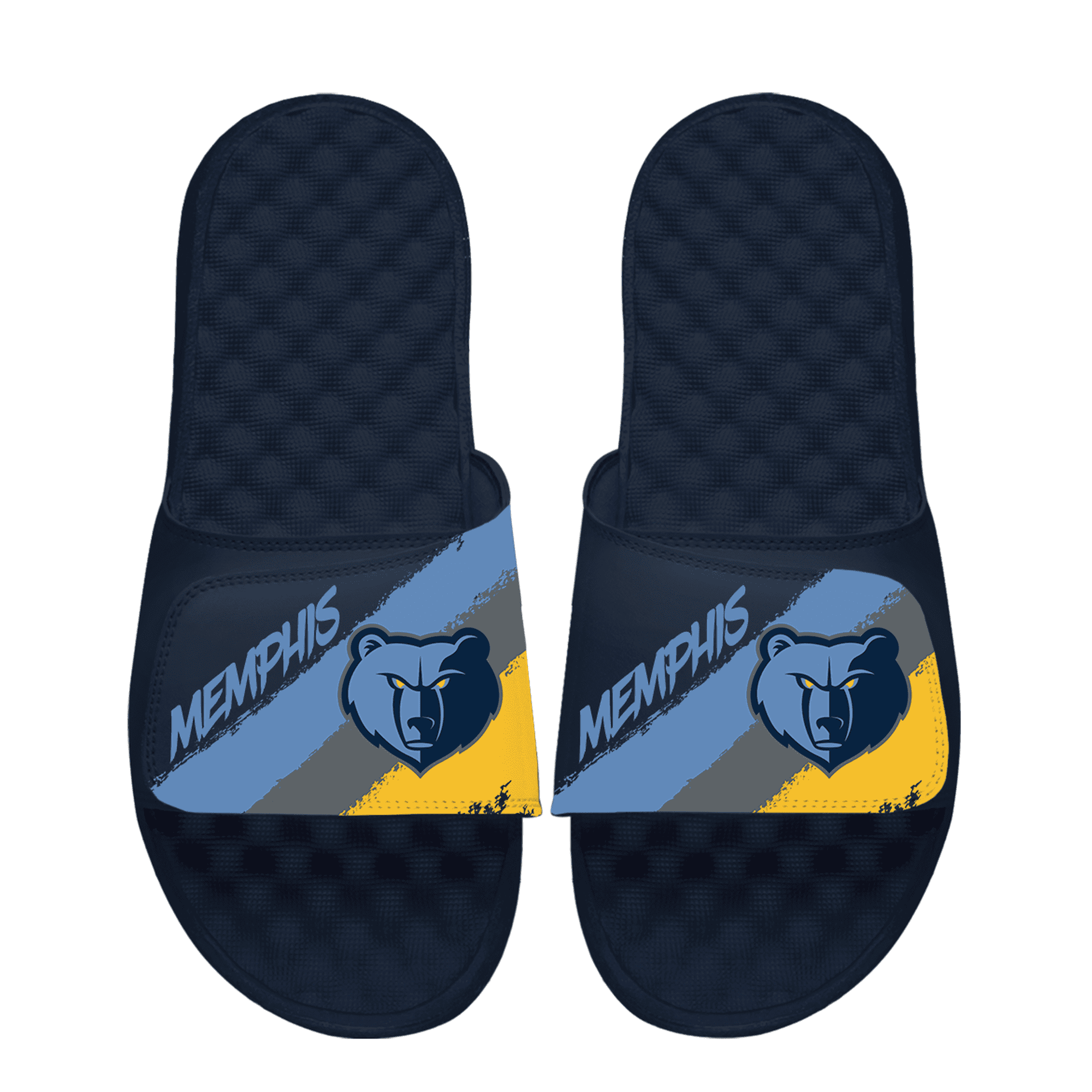 Unisex ISlide Memphis Grizzlies Paint Stripes Slide Sandals
