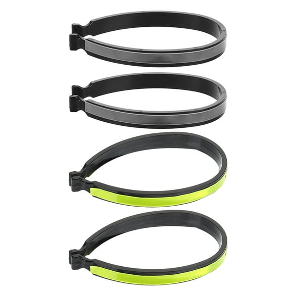WORGEOUS  4 Pcs Mountain Bike Pants Clips Reflective Trouser
