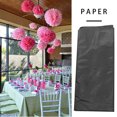 thumbnail image 4 of 10pcs Gift Packaging Tissues Smooth Flower Wrapping Papers Folding Solid Color Gift Packing Solid Color Gift Packing Covers, Black, 4 of 8