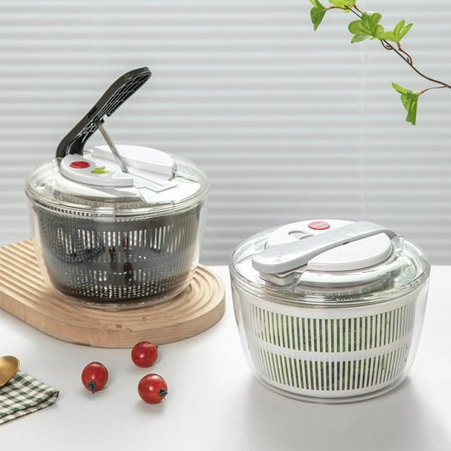 Xihbxyly Deshidratador de Frutas y Verduras, Diseño de Prensa Manual, Gran Capacidad para Una Fácil Deshidratación, Almacenamiento Compacto y Práctico, Uso En Cocina Doméstica, Opciones En Blanco y N