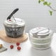 thumbnail image 1 of Deshidratador Manual de Frutas y Verduras | Escurridor y Centrifugador de Ensaladas | Aparato de Cocina de Gran Capacidad para Verduras, Hierbas y Bayas | Manual, No Necesita Electricidad | Juego de, 1 of 6