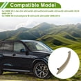 thumbnail image 3 of Front Driver Side Rear Left Passenger Side Door Panel Handle Pull Trim Cover No.51416970237 for BMW X5 2008-2013 Beige ABS PC 1 Pc, 3 of 6