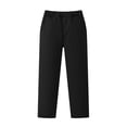 thumbnail image 7 of ZBSOKO Boys Casual Pants Straight Leg Elastic Waist Flat Front Pant with Side Pockets Solid Color School Uniform for Kids Teen 5-15 Years, 7 of 7