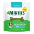 thumbnail image 3 of (4 pack) Minties Dental Bone Treats, Chews for Medium Dogs over 40 lbs, 20 Count, 16 oz, Shelf-Stable, 3 of 10