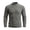 Gray, variant on Men's Mock Neck Sweaters Slimming Textured Knit Thermal Tops Stretch Business Casual Base Layer Sweater 3XL