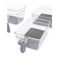 thumbnail image 4 of Internets Best Ensemble de Bacs Organisateurs de Cuisine avec Poignées - Ensemble de 6 Pcs - Conteneurs de Rangement pour Réfrigérateur Congélateur - Pieds Antidérapants en Silicone - Supports en Acrylique Transparent, 4 of 5