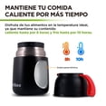 thumbnail image 4 of Termo para Comida Hikeo de Acero Inoxidable con Cuchara Plegable 628 ml, 4 of 5