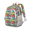 thumbnail image 2 of Boston Terrier Backpack for School,Cute School Bag,Schoolbag with Adjustable Shoulder Straps & Padded Back,15"x11.42"x5.5", 2 of 6