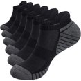 thumbnail image 1 of WAYAN Mens Socks,6 Pairs Anti-Blister Cushioned Breathable Cotton Athletic Ankle Running Sports Women Sock, 1 of 1