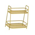 thumbnail image 5 of CoudarTitie 2 Tier Bathroom Organiser Freestanding Kitchen Cabinet Shelf Rustproof Seasoning Gold, 5 of 9