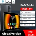 thumbnail image 2 of Tableta PC de 11 pulgadas con Android 12, 16 GB de RAM, 1 TB de ROM, doble SIM, 10 núcleos, WPS, GPS, Bluetooth, red 5G, GPS, WPS, versión global 2023, 2 of 5