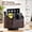 1# Antique Embroidery, variant on Leather Remote Control Holder for Table, 360° Rotating TV Remote Caddy, Bedside Organizer for Media Devices, Phone, Glasses, Office Supplies Storage