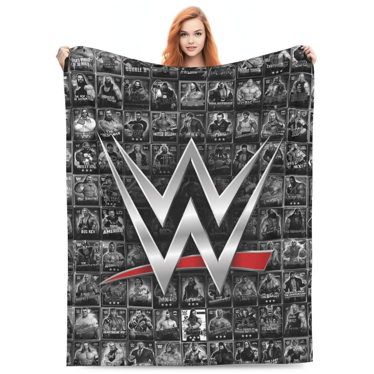 Wwe Fleece Blanket Super Soft Cozy Throw Blanket 80 X60