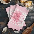 thumbnail image 6 of Eucalyptus Pink Kitchen Towels Set of 2, Water Absorbent Dish Towel, Stripes Bottle Flower Cactus Plant Decorative Hand Towels - Quick Drying Cloth for Cooking Baking, 18x28 Inch, 6 of 8