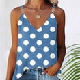 thumbnail image 4 of Yuzhih Tank Top Women Casual Summer V Neck Sleeveless Tank Shirts 2024 Trendy Soft Print Beach Clothes, 4 of 6