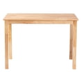 thumbnail image 3 of Baxton Studio Eveline Modern Natural Brown Finished Wood 43-Inch Dining Table, 3 of 8