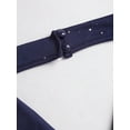 thumbnail image 5 of Navy Blue Womens Halter Neck Ruched Bodycon Mini Dress With Sparkling Glitter Detail, 5 of 7