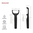 thumbnail image 2 of Juego de peladores KitchenAid Universal, juego de 2 unidades, color negro, 2 of 5