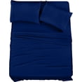 thumbnail image 1 of Juego de sábanas Utopia Bedding Queen de microfibra cepillada, color azul, 1 of 7