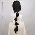 thumbnail image 3 of Peluca larga para cosplay con diseño de princesa Jasmine, negra, trenzada, 75 cm, 3 of 3