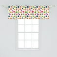 thumbnail image 2 of Ambesonne Stars Window Valance, Colorful Grunge Shapes, 54" X 18", Multicolor, 2 of 3