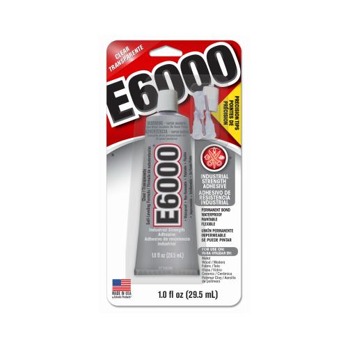 E6000 231020 E6000 Precision Tip Adhesive, 1oz. Quantity 6