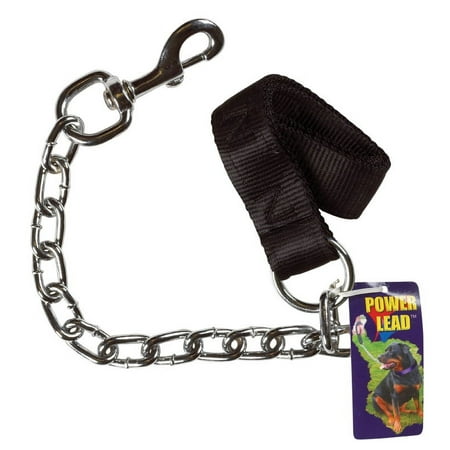 UPC: 0083929006506 | PDQ Power Lead Silver Chain Lead Steel Dog Leash Small/Medium