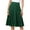 Green, variant on Xunlbb Midi Skirt for Women Trendy, Women Girl Stretch High Waist Pleated Mid Length Version Knit Flared Skirt Gift for Women, Size S-3XL