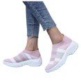 thumbnail image 3 of Chaussures de Sport pour Femmes en Maille d'Extérieur Multicolores, Chaussures de Course Respirantes, Espadrilles en Maille Noires 7.5 US (Largeurs Offertes), 3 of 9